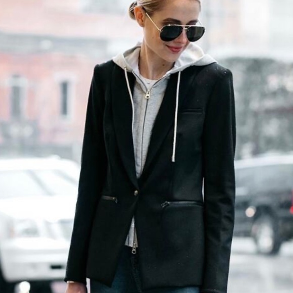 Veronica Beard Jackets & Blazers - Veronica Beard Black Scuba Dickey Jacket – Size 10